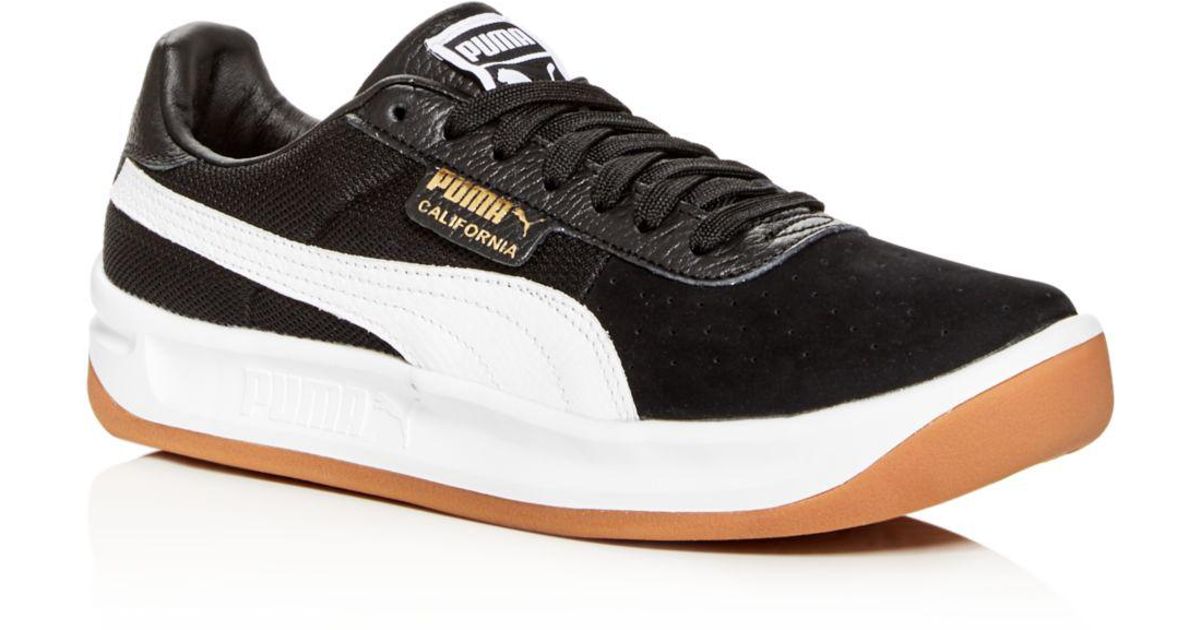 PUMA Leather California Casual in Black for Men - Save 18% - Lyst
