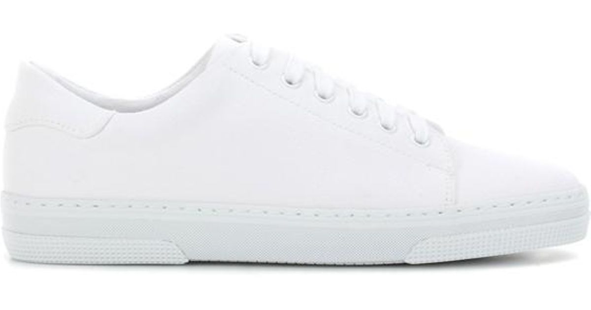 A.P.C. Cotton Steffi Tennis Shoe in White - Lyst