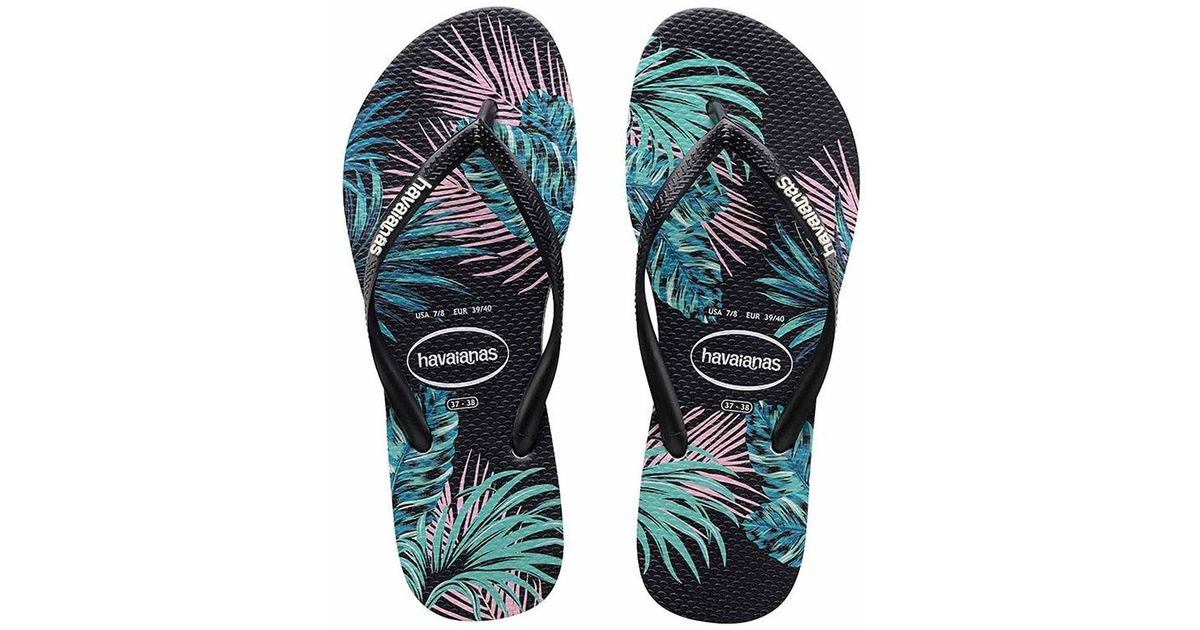 havaianas tropical flip flops