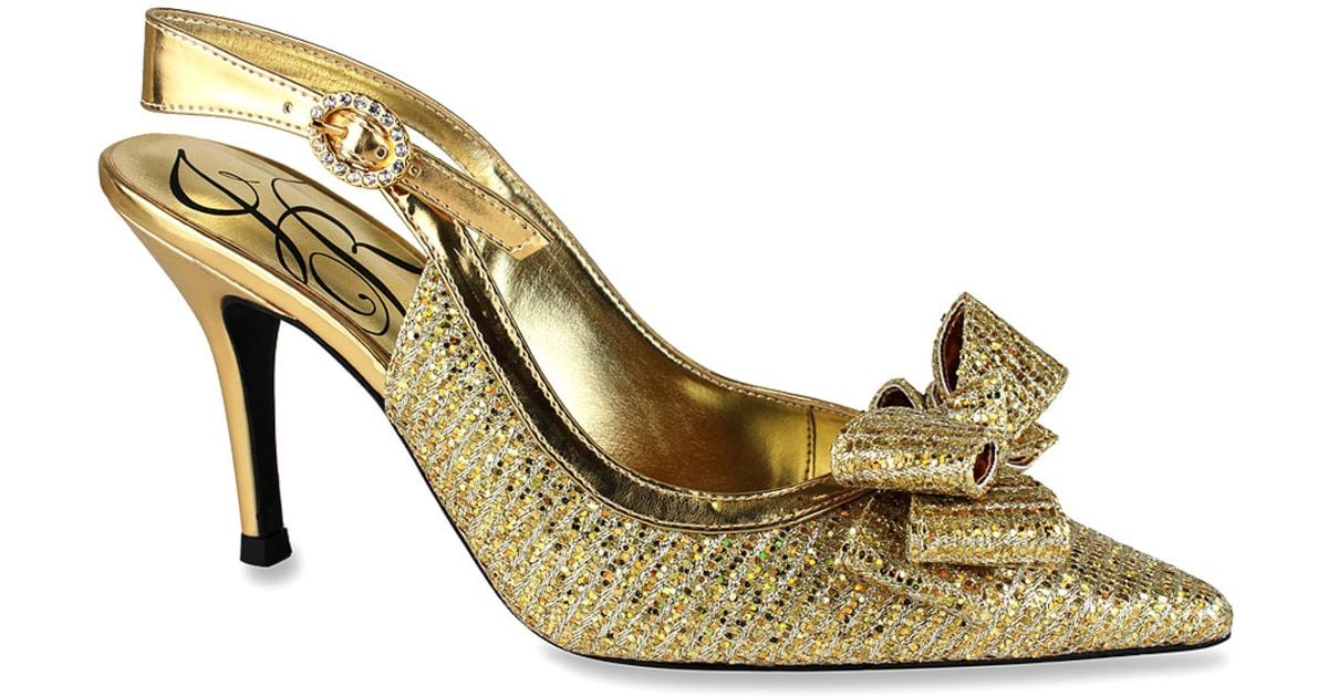 J. reneé Women's Charise Pumps Shoes in Multicolor (gold) | Lyst