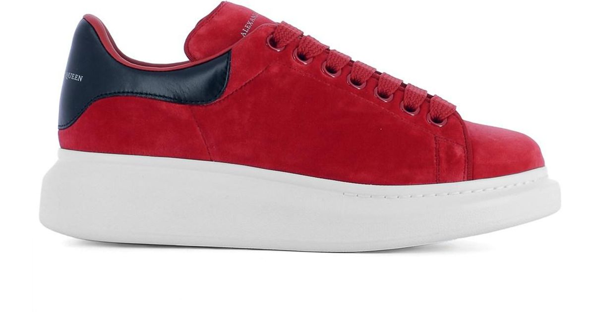 velvet alexander mcqueen trainers