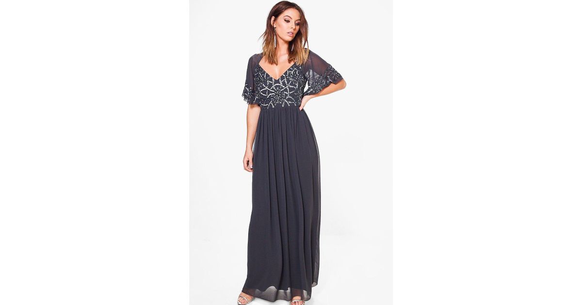 boutique embellished maxi dress