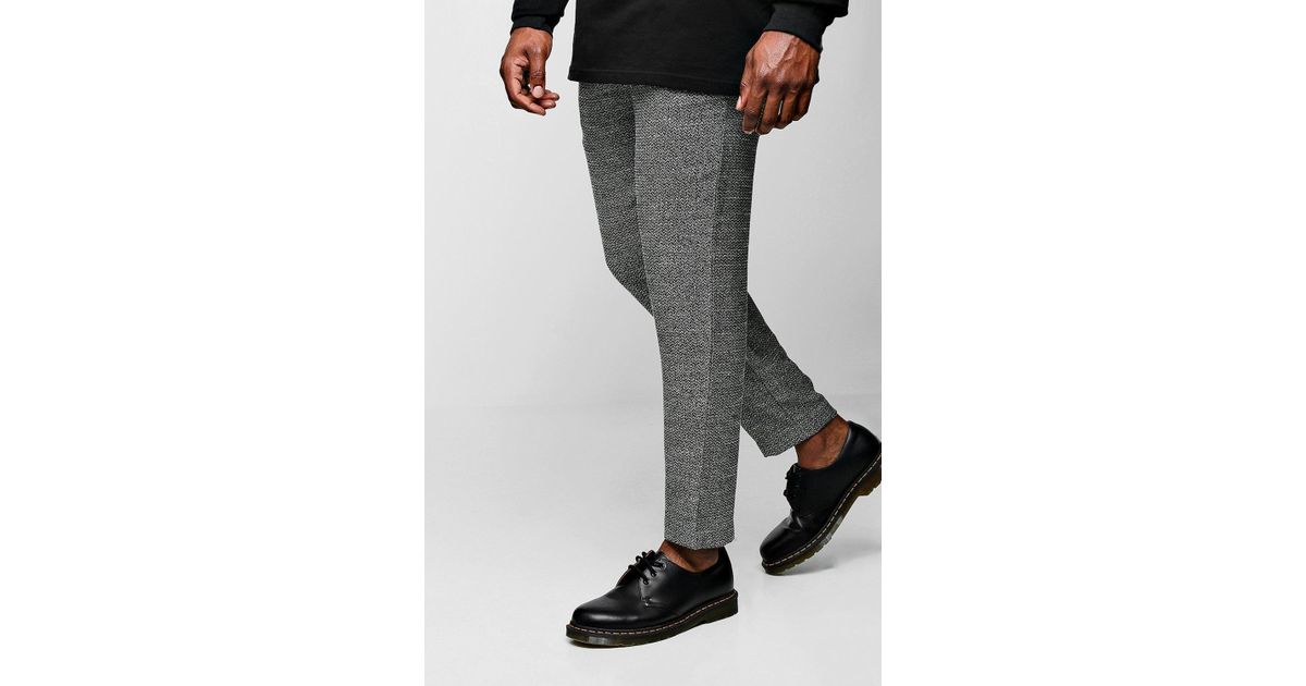 cropped jogger trousers