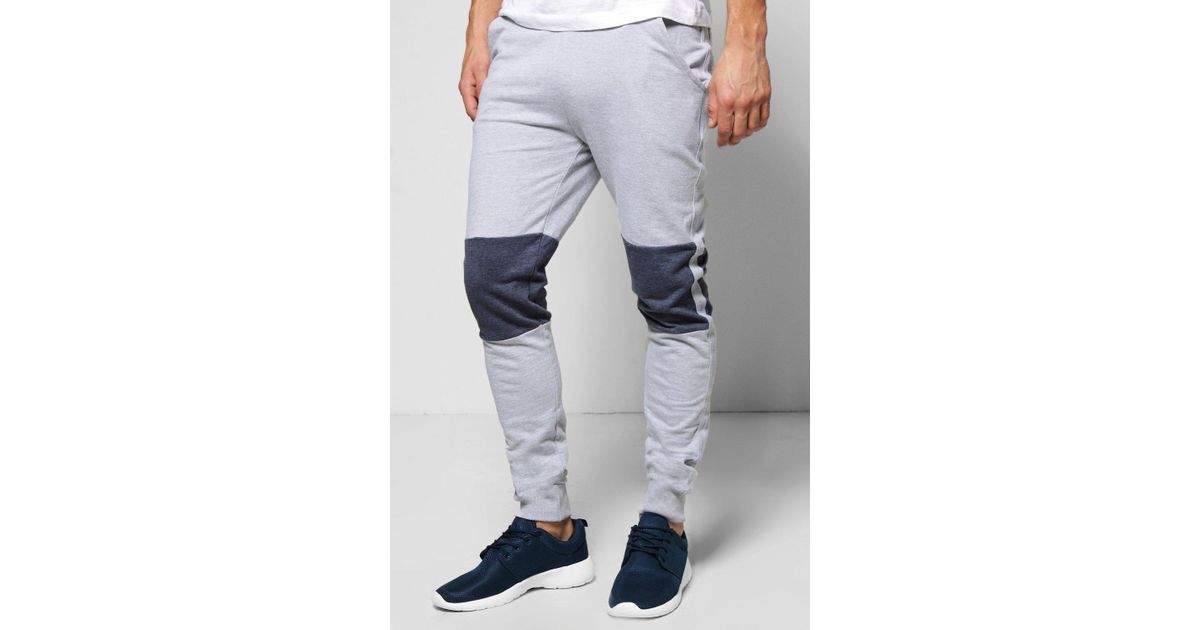 grey marl skinny joggers