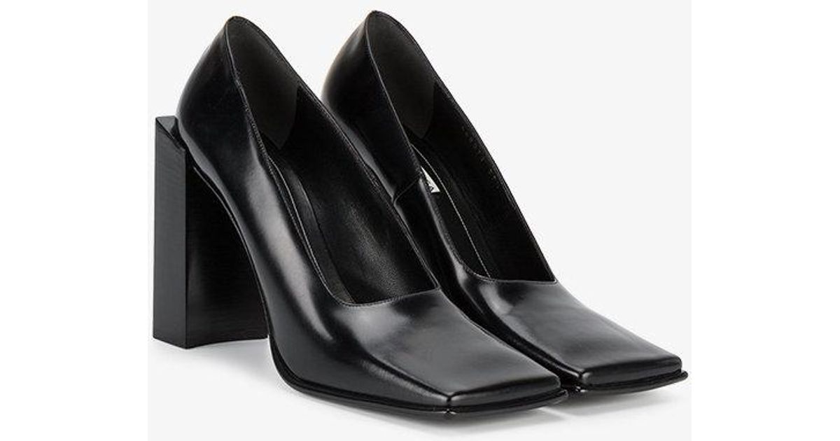 balenciaga square toe pumps