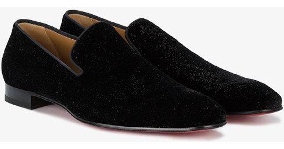 Lyst - Christian Louboutin Dandelion Velvet Loafers in Black for Men