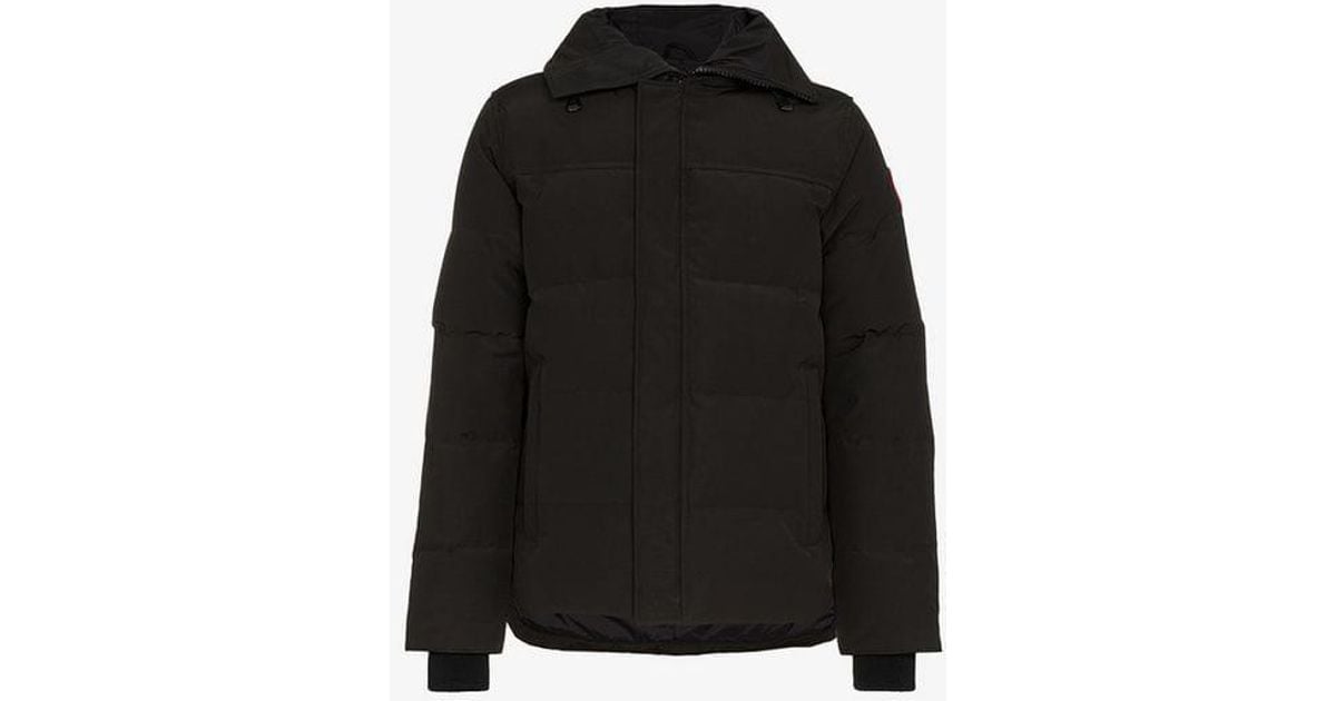 macmillan quilted shell hooded down parka