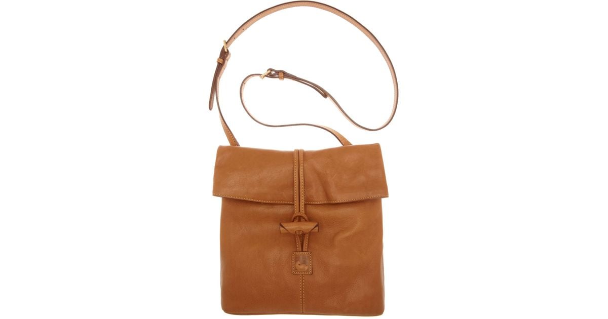 dooney & bourke florentine leather double handle toggle bag