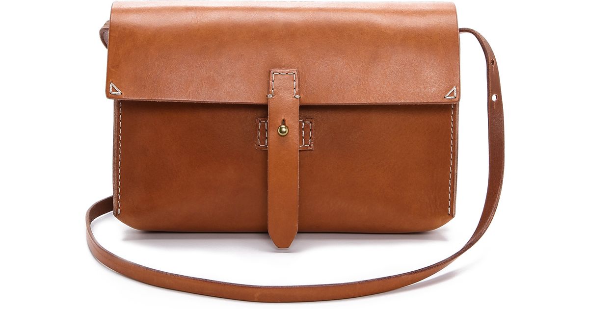 Lyst Madewell Military Cross Body Bag In Brown