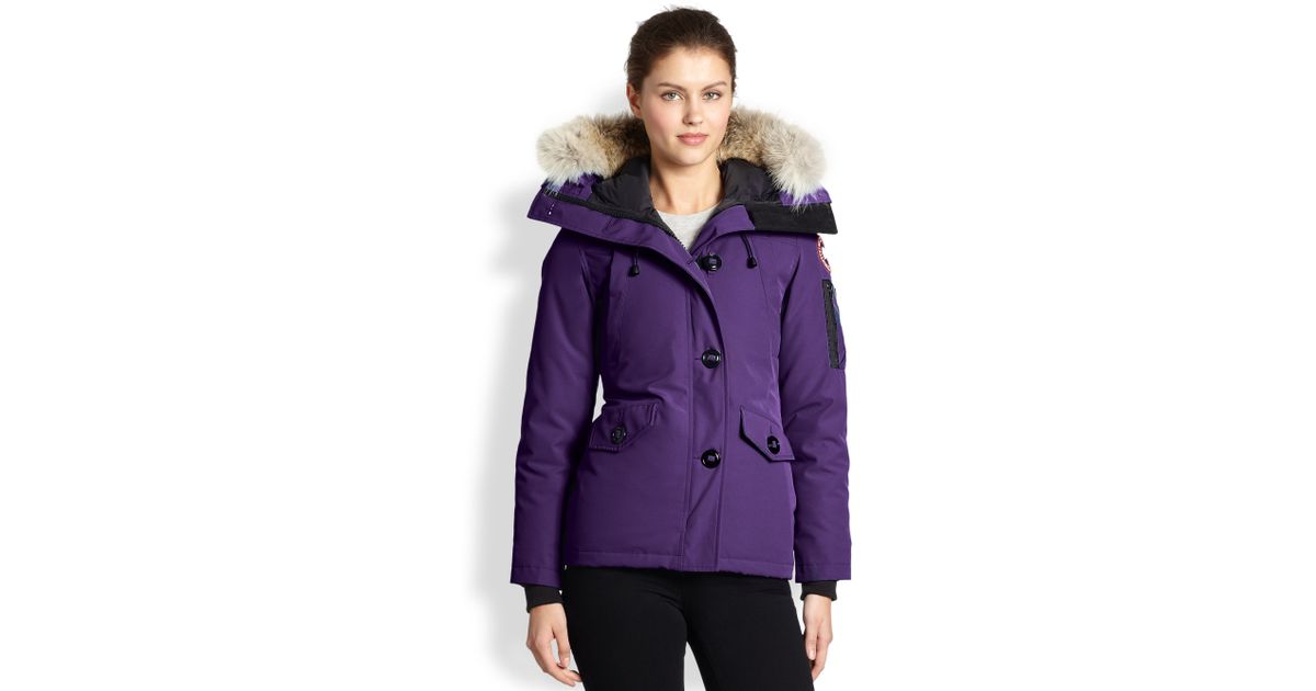 canada goose montebello fur-trimmed down parka canada goose montebello fur-trimmed down parka