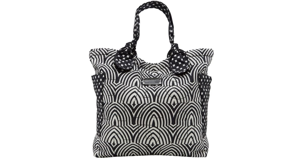 Lyst Marc By Jacobs Black And White Pretty Nylon Tote Bag In Lyst Marc By Jacobs Black And White Pretty Nylon Tote Bag In