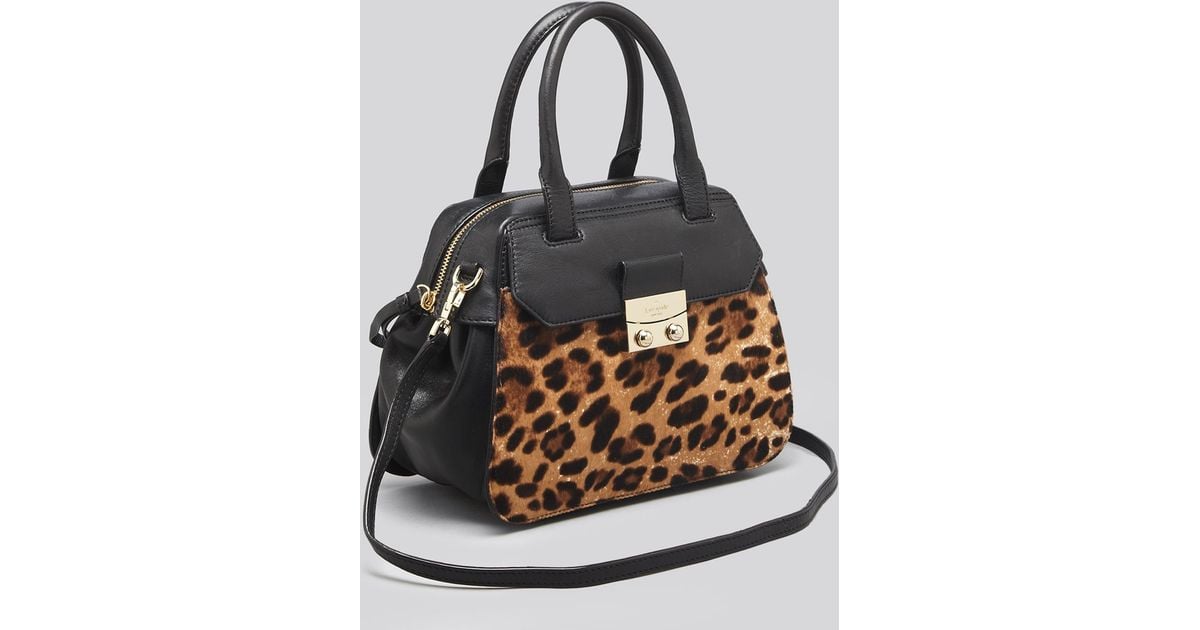 Lyst Kate Spade New York Satchel Alice Street Luxe Small Adriana Lyst Kate Spade New York Satchel Alice Street Luxe Small Adriana Leopard In Black