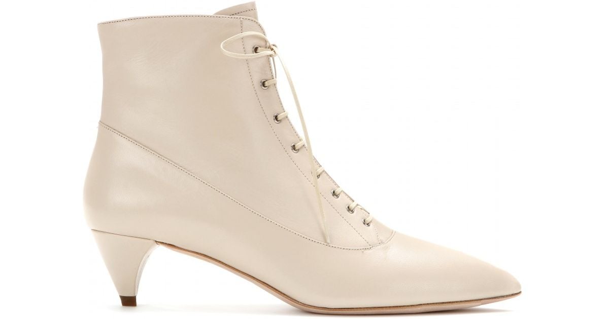 miu miu lace up ankle boots