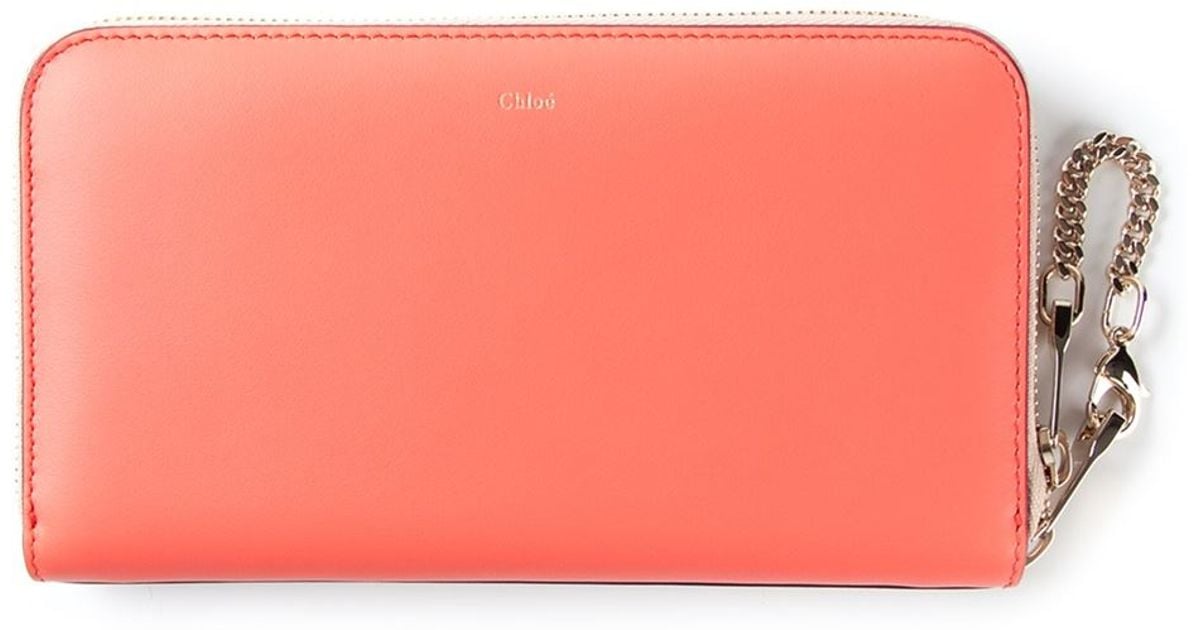 the best handbags - Chlo \u0026#39;Baylee\u0026#39; Wallet in Pink (pink \u0026amp; purple) | Lyst