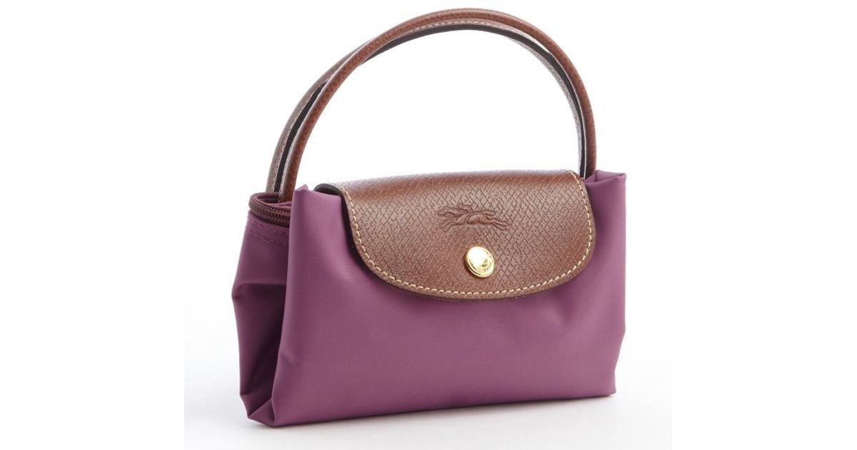 Lyst Longchamp Lilac Nylon Le Pliage Small Tote In Purple