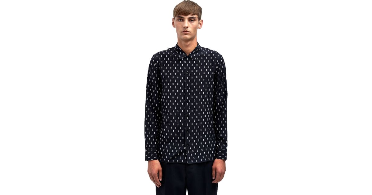 mens crepe shirt