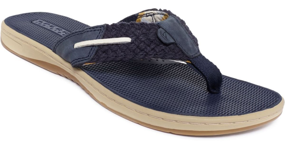 Sperry topsider Sperry Women'S Parrotfish Thong Sandals in Blue Lyst