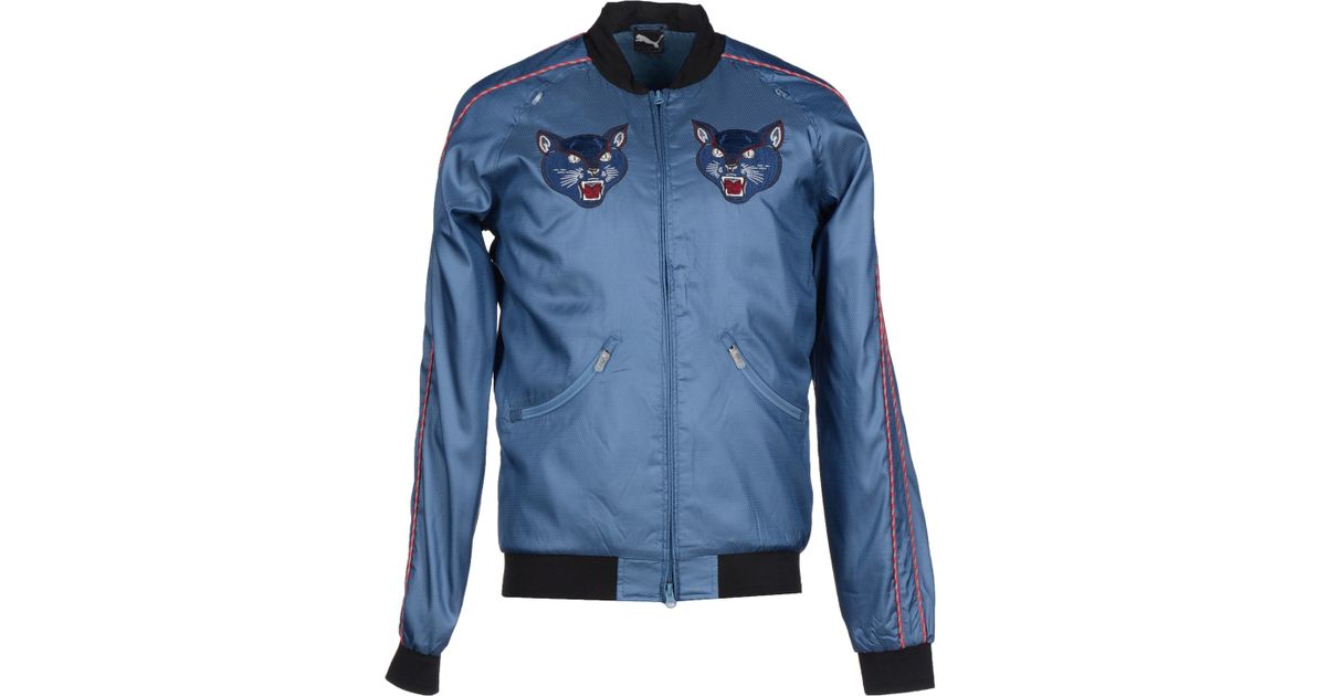 puma jackets blue