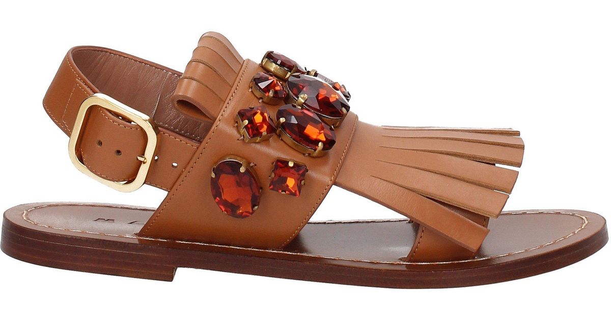 marni brown sandals