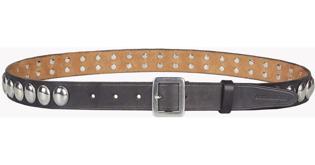 Dsquared² D2 Studs Belt in Black for Men Lyst
