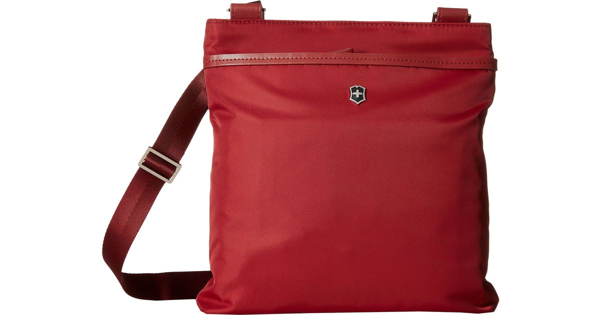 Lyst Victorinox Victoria Affinity Crossbody Day Bag In Red
