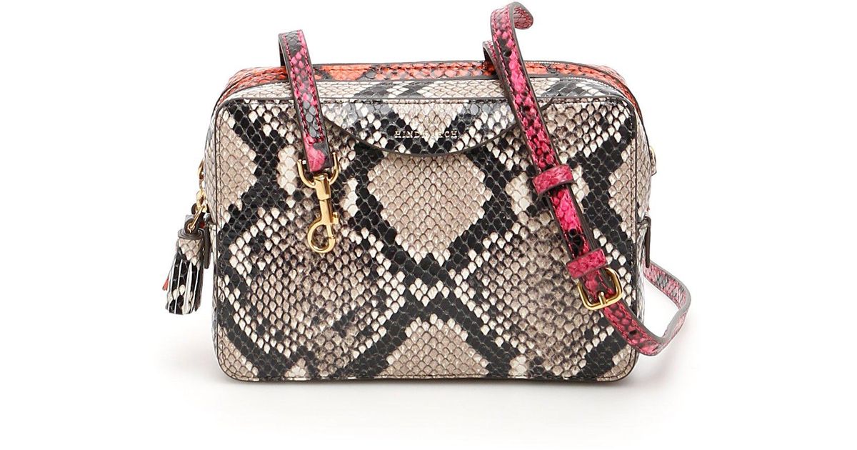 Anya Hindmarch Python Print Crossbody Bag Lyst