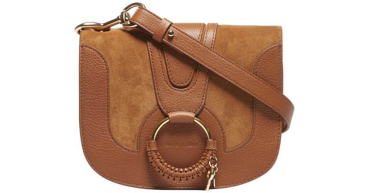 See By Chloé Mini Hana Shoulder Bag in Brown - Lyst