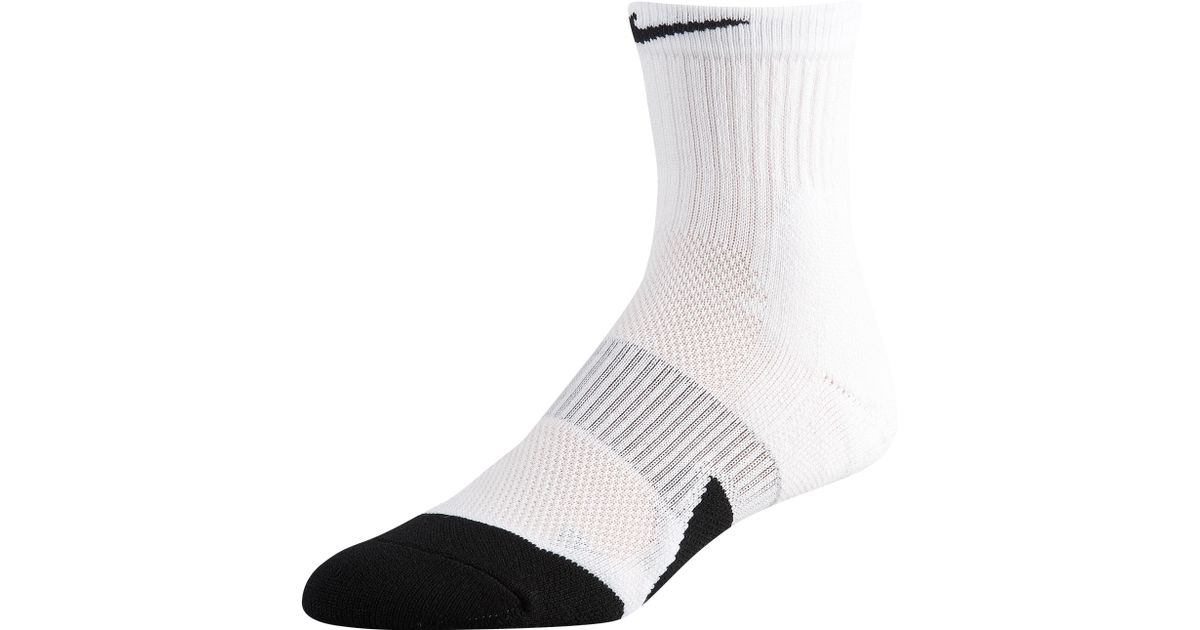 Nike Elite 1.5 Basketball Mid Socks in White for Men - Lyst