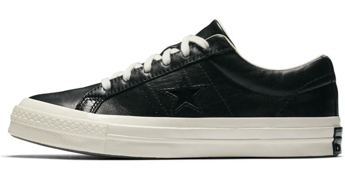 Converse Black One Star Leather And Tapestry Shoe for men Converse Black One Star Leather And Tapestry Shoe for men