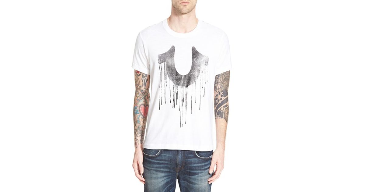drippy white shirt