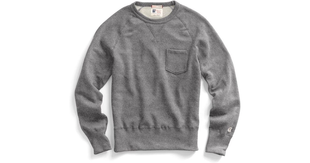 todd snyder champion pocket sweatshirt