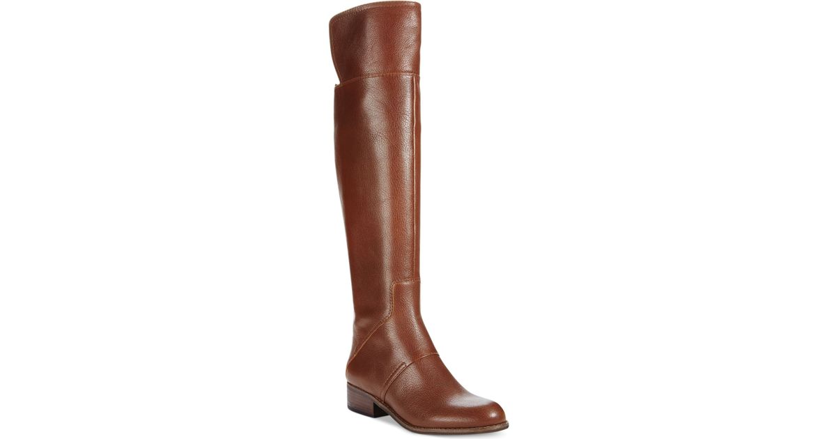 Nine west Noriko OverTheKnee Boots in Brown Lyst