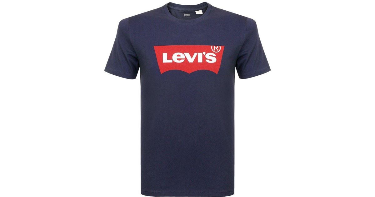 levis t shirt navy