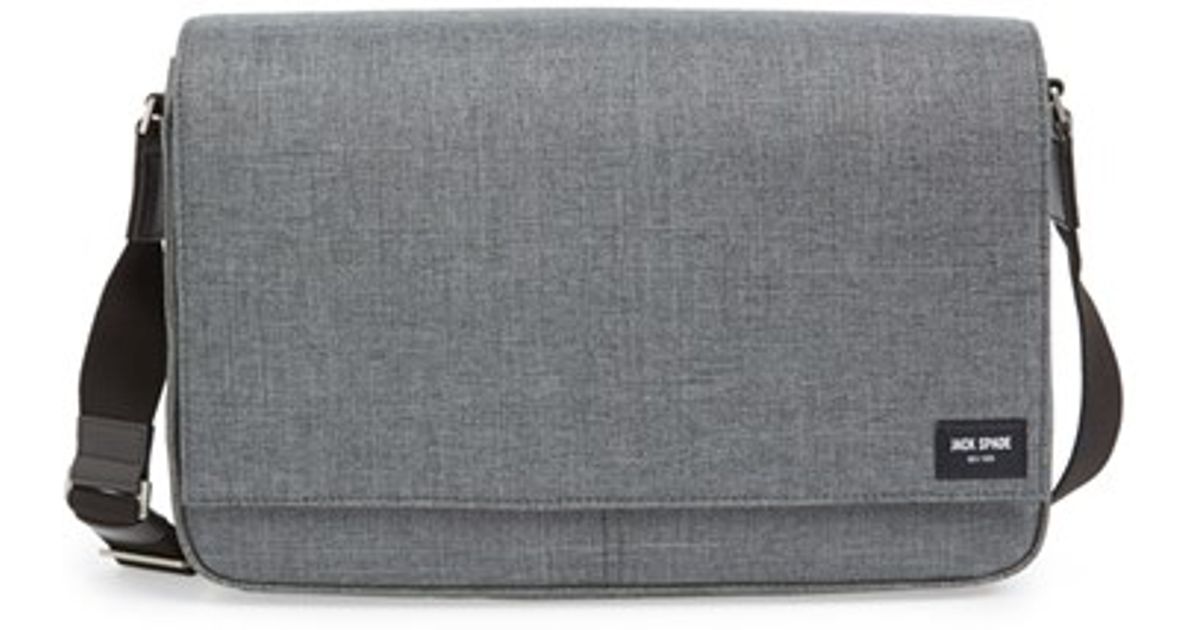 Lyst Jack Spade Tech Oxford Water Resistant Messenger Bag In Lyst Jack Spade Tech Oxford Water Resistant Messenger Bag In Gray For Men