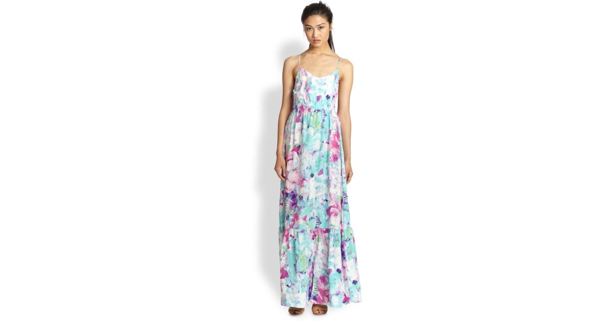 Parker printed silk maxi dress Parker printed silk maxi dress