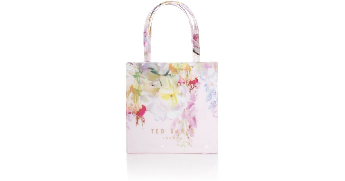 Ted baker Lilicon Light Pink Floral Small Bowcon Tote Bag in Pink | Lyst