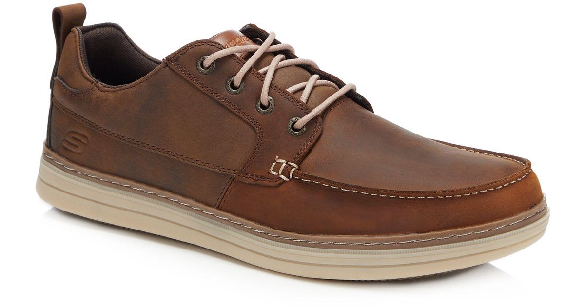 skechers mens tan shoes