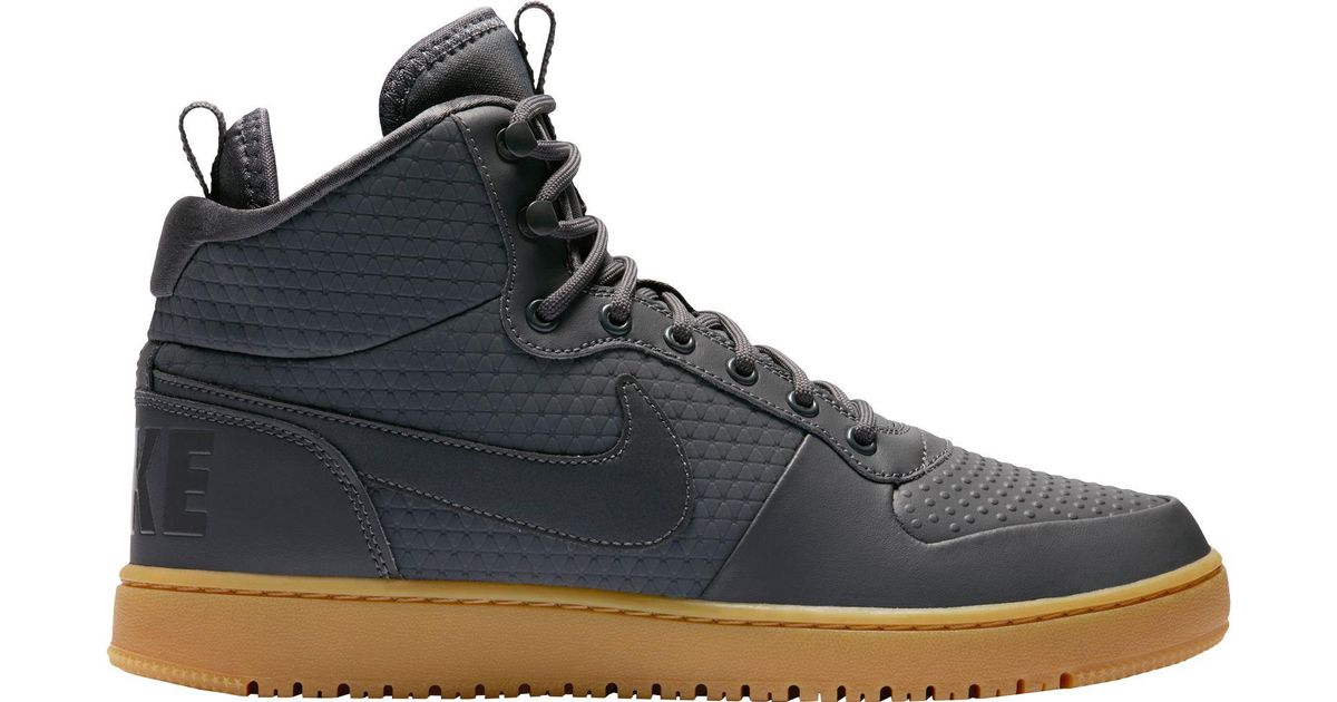 Lyst Nike  Court  Borough  Mid Winter Shoes in Gray for Men