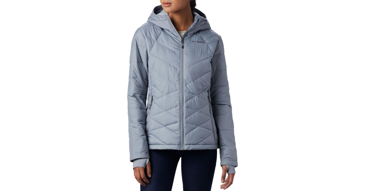 Columbia Heavenly Hooded Jacket in Gray - Save 13% - Lyst