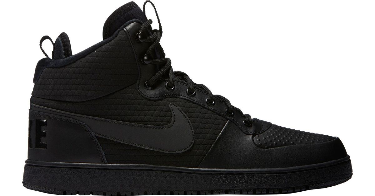 Nike Court Borough Mid Winter Shoes in Black for Men Lyst