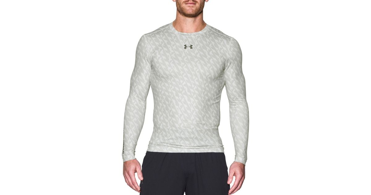 under armour men's coldgear armour compression crewneck long sleeve shirt