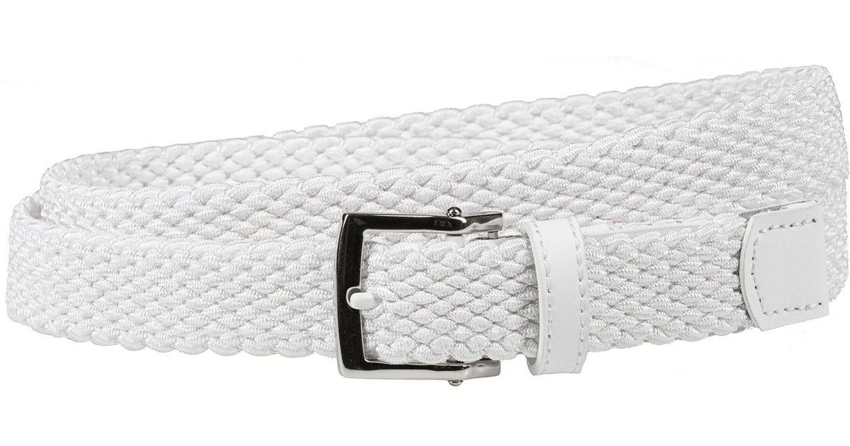 Lyst - Nike Stretch Woven Golf Belt in White