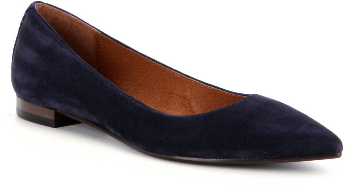 frye pointed toe flats