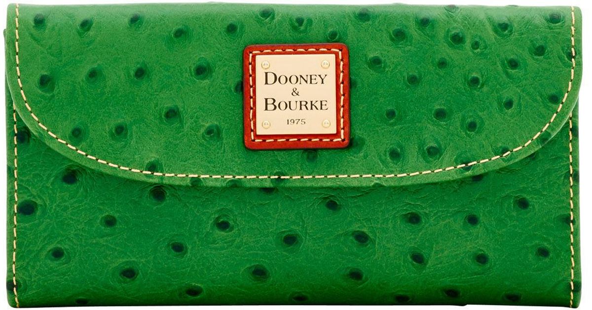 Image result for Dooney ostrich wallet green