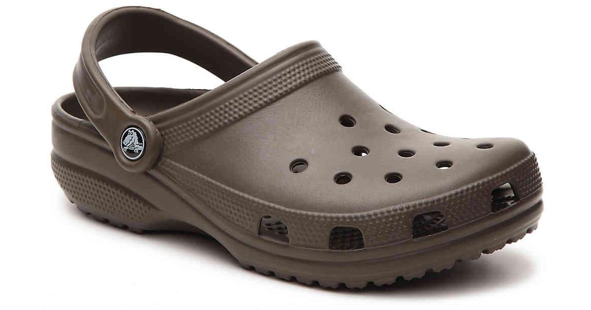 chocolate brown croc boots