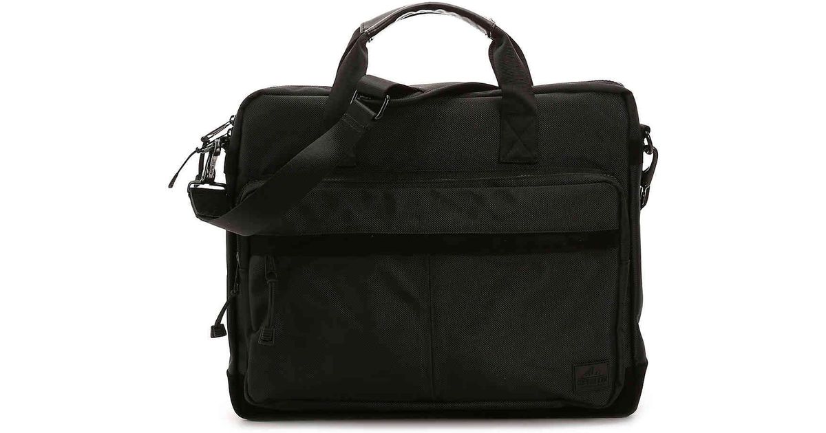 Lyst Steve Madden Ballistic Laptop Messenger Bag In Black For Men