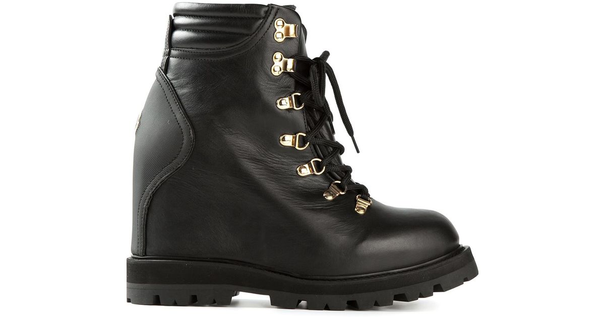 moncler zannie wedge boots