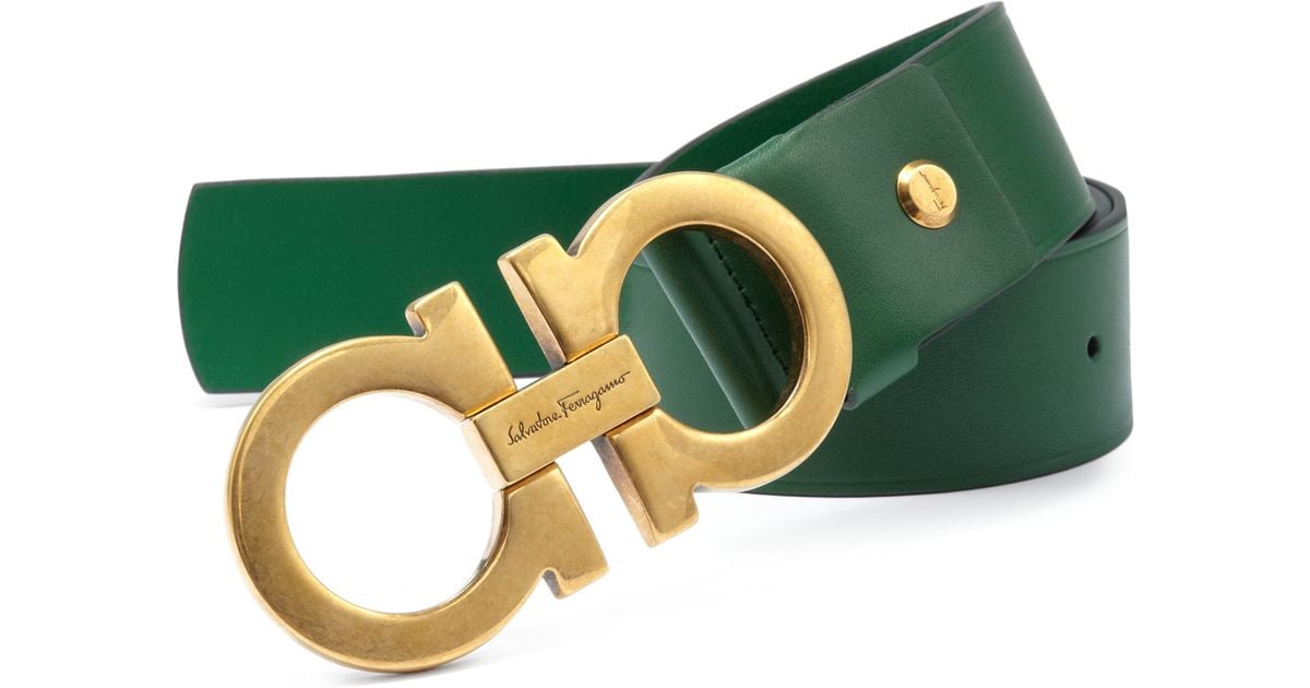 ferragamo green belt