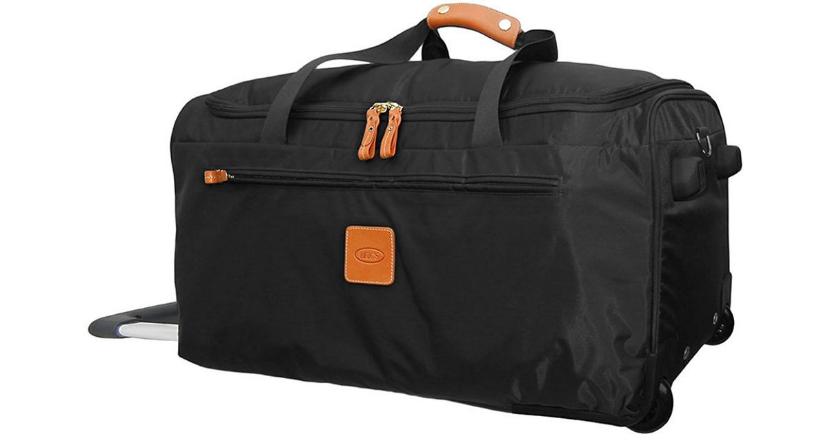 Bric&#39;s 28 Inch Rolling Duffel Bag in Black for Men | Lyst