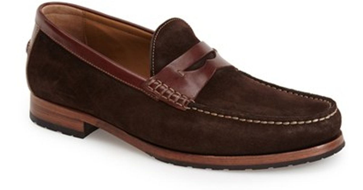 Johnston & murphy 'rendon' Penny Loafer in Brown for Men (TAN) - Save ...